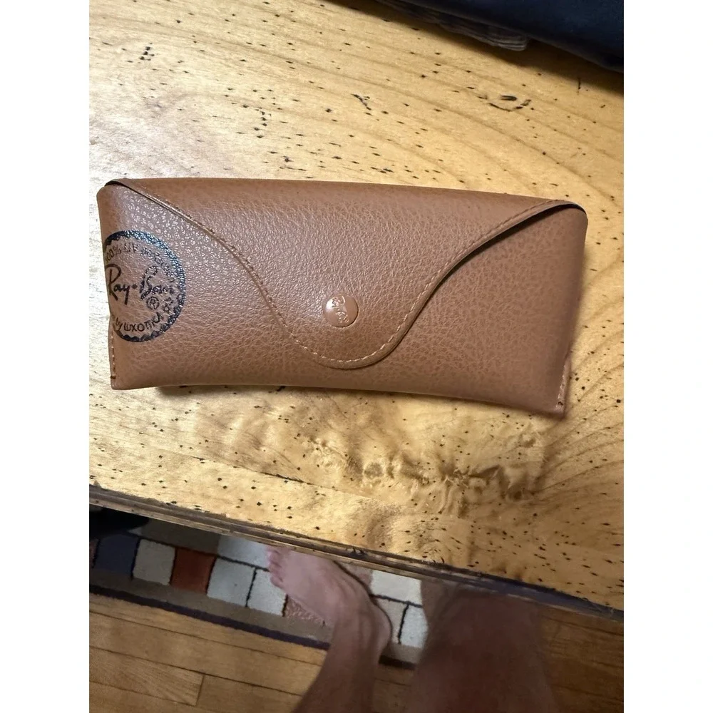 Ray Ban Empty Sunglasses Case‎ Tan New